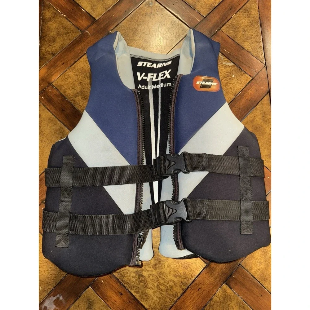 Adult Life Vests By Stearns Lot Of 2 Medium And Large